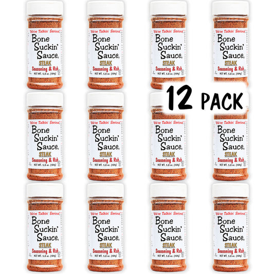 Bone Suckin’® Steak Seasoning & Rub 5.8 oz. 12 pack