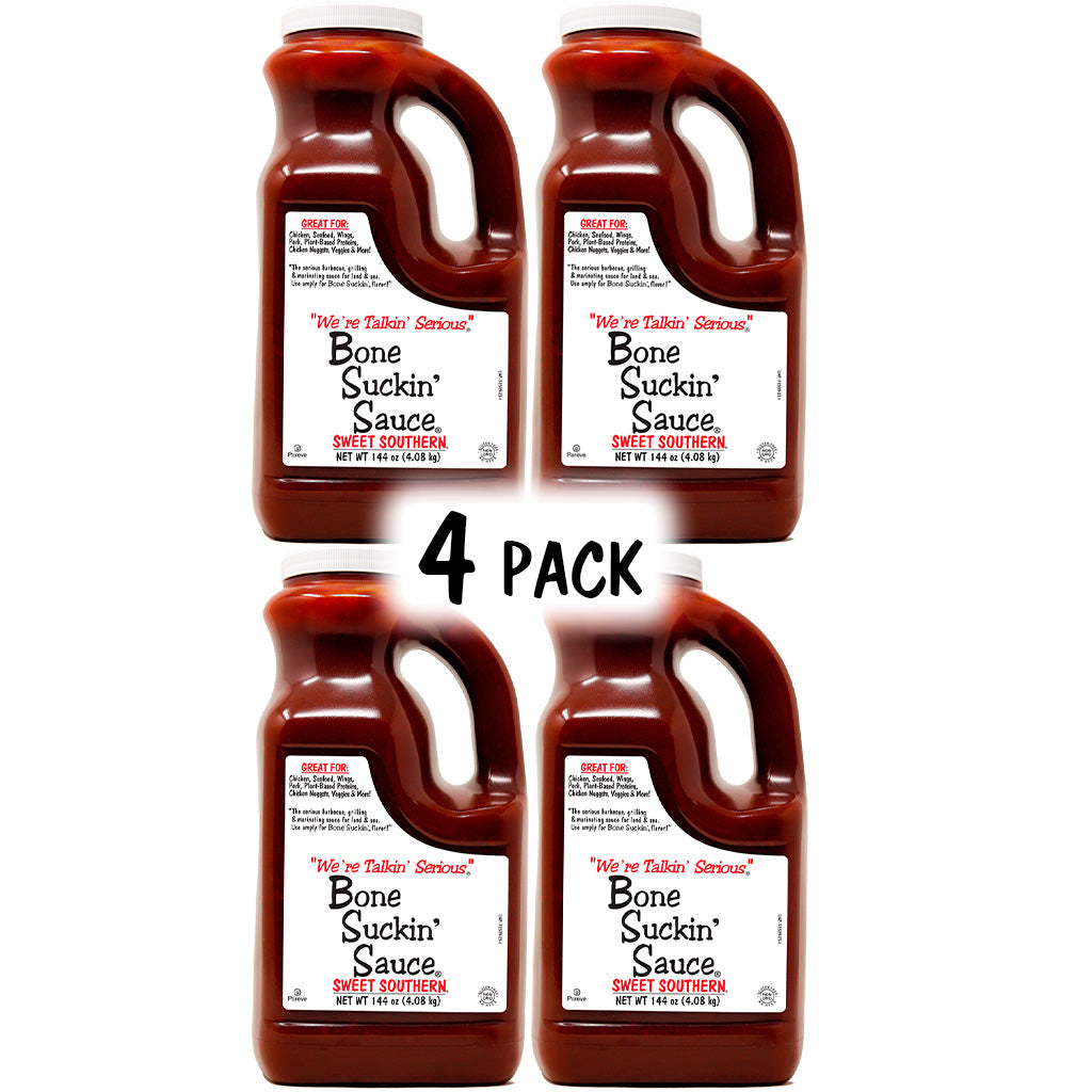 Bone Suckin' Sauce® 144 oz, Case Image, 4 Pack